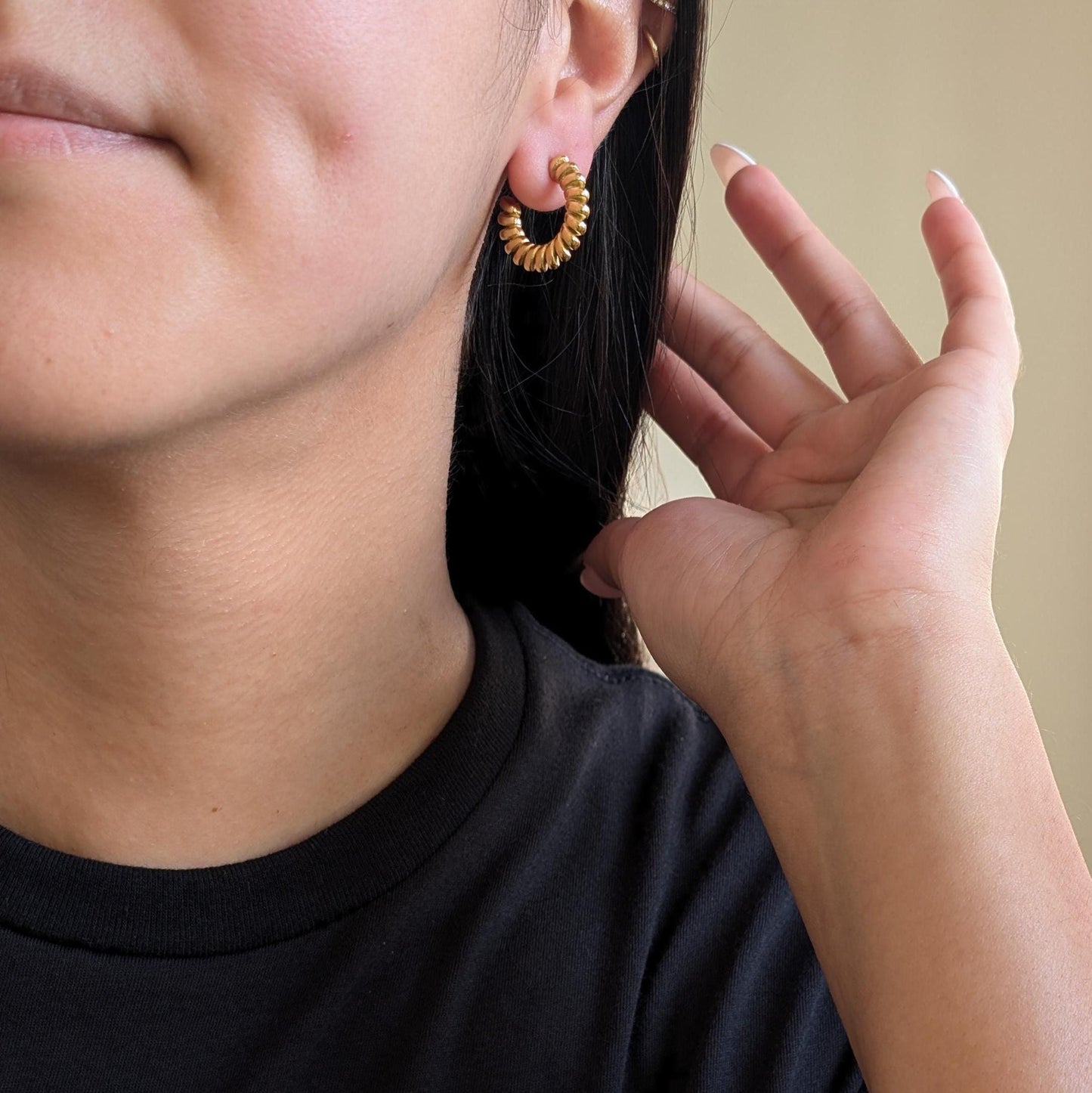 Bella Hoop Earrings
