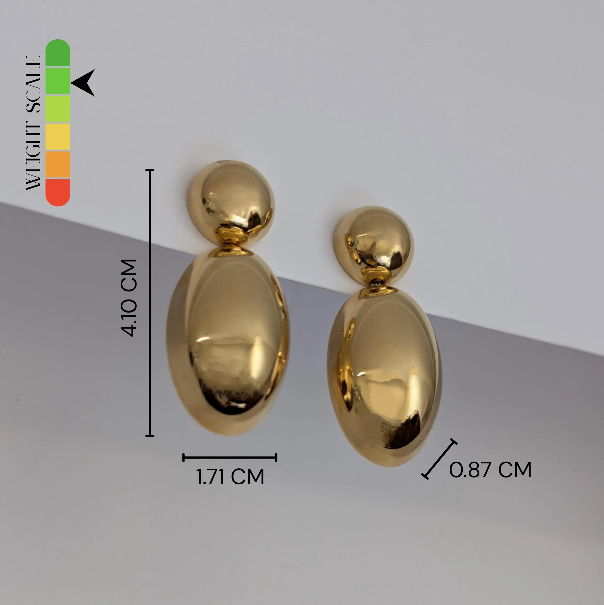 Bisou Gold Drop Earrings